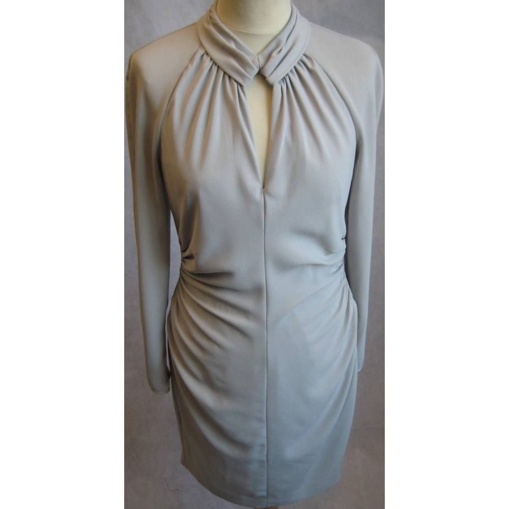 10 Knee Length Grey Dress